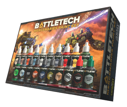 BattleTech Mercenaries Paint Set - zum Schließ en ins Bild klicken