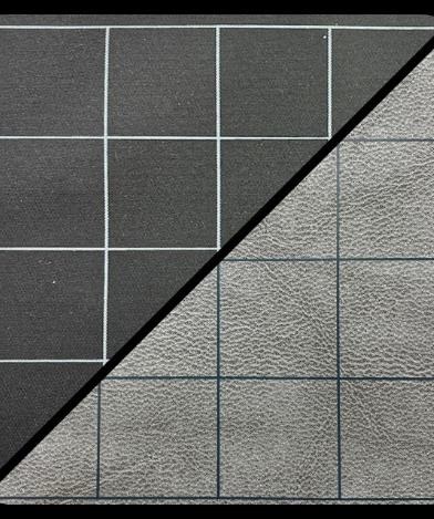 Battlemat™ 1” Reversible Black-Grey Squares (23?” x 26” - zum Schließ en ins Bild klicken