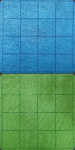 Megamat® 1” Reversible Blue-Green Squares (34?” x 48” Pla - zum Schließ en ins Bild klicken
