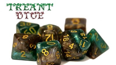 Halfsies Dice Treant (7 Dice Polyhedral Set) - zum Schließ en ins Bild klicken