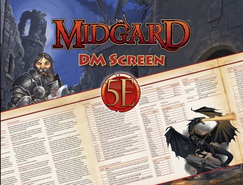 Midgard DM Screen for 5th Edition - zum Schließ en ins Bild klicken