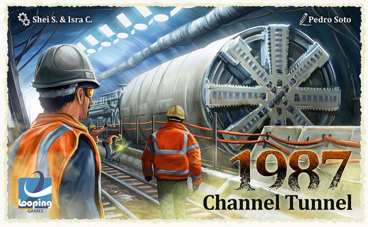 1987 Channel Tunnel Reprint - zum Schließ en ins Bild klicken