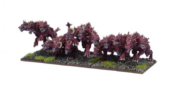 Kings of War Forces Of The Abyss Hellhounds - zum Schließ en ins Bild klicken