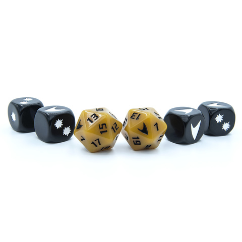 Star Trek Adventures RPG: Operations Division Dice Set Revised - zum Schließ en ins Bild klicken