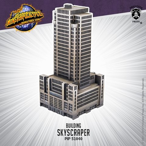 Skyscraper – Monsterpocalypse Building (resin) - zum Schließ en ins Bild klicken