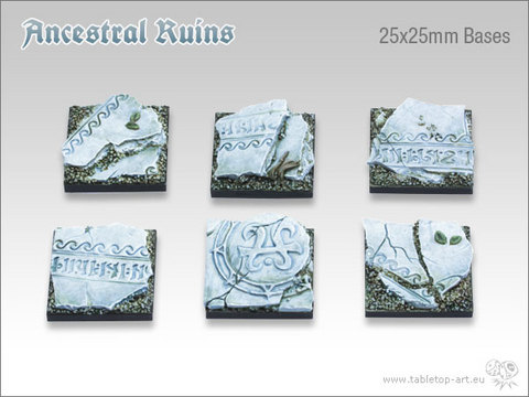 Ancestral Ruins Base | 25x25mm Infanterie - zum Schließ en ins Bild klicken