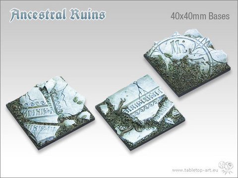 Ancestral Ruins Base | 40x40mm Infanterie - zum Schließ en ins Bild klicken