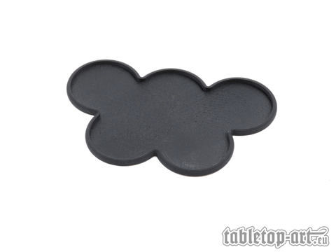 Movement Tray - Rounded Edge - 40mm 5s Cloud - Black - zum Schließ en ins Bild klicken