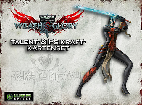 WH40K Wrath & Glory - Talent und Psikraft Kartenset - zum Schließ en ins Bild klicken