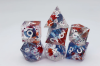 Sharp Edge Resin RPG Dice Set Blooming Tempest (7)