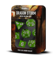 Dragon Storm Silicone Dice Set Green Dragon Scales
