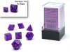 Borealis® Mini-Polyhedral Royal Purple/gold Luminary™7-Die Se