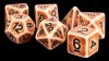 Resin Polyhedral Dice Set Ancient Brown