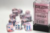 Festive® 16mm d6 Pop Art /blue Dice Block™ (12 dice)