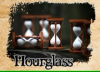 Painted Plastic Resource Tokens Hourglass (10)