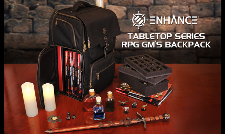 Tabletop RPG Backpack Black - zum Schließ en ins Bild klicken