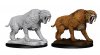 Wizkids Deep Cuts Unpainted Miniatures W14 Sabre-Toothed Tiger