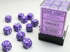 Dice Set Purple/White Opaque 12mm d6 (36)