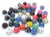 Bag of 50™ Assorted Loose Opaque Polyhedral d12 Dice