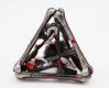 Vampire Bones Hollow Metal RPG Dice Set (7)