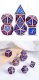 Metal & Enamel Dice Set (7) Babylon