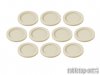 Skill and Squad Marker - 25mm Vanilla White (10)