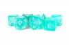 16mm Stardust Acrylic Poly Dice Set: Turquoise