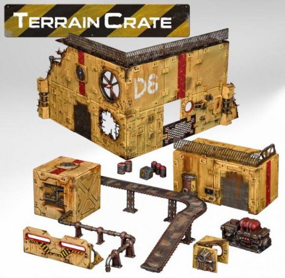 Terrain Crates Battlezone Battlefield Ruins - zum Schließ en ins Bild klicken