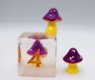 Purple Mushroom RPG Dice Set (7)