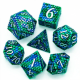 Ocean Dragon Scale RPG Metal Dice Set (7)