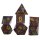 RPG Dice Set (7) Sharp Faery Night