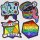 Dice for All 1 Pride Sticker Sheet Reprint