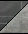 Battlemat™ 1” Reversible Black-Grey Squares (23?” x 26”