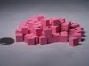 Game Accessories 10mm Pink Wooden Cube Tokens 100 Pack