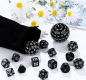 Complete Dice Set D3-D100 Black