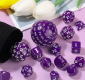 Complete Dice Set D3-D100 Purple