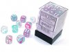 Nebula® 12mm d6 Wisteria/white Luminary™ Dice Block™ (36 di