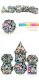 Hollow Dice Set (7) Dragon Iridescence