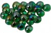 Crystal Green Iridized Gaming Stones (40+) (MOQ2)